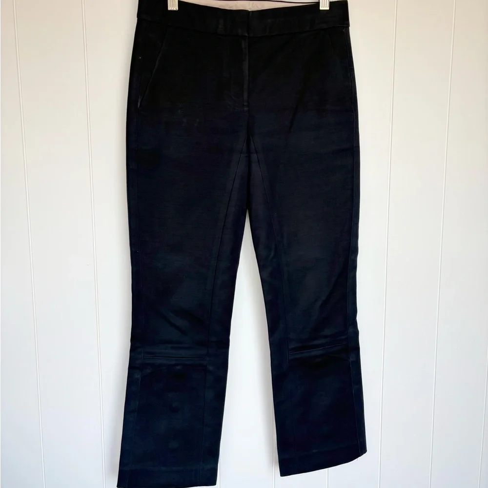 Tory Burch Dark Navy Cropped Ankle Pants - business chic - Picture 12 of 13